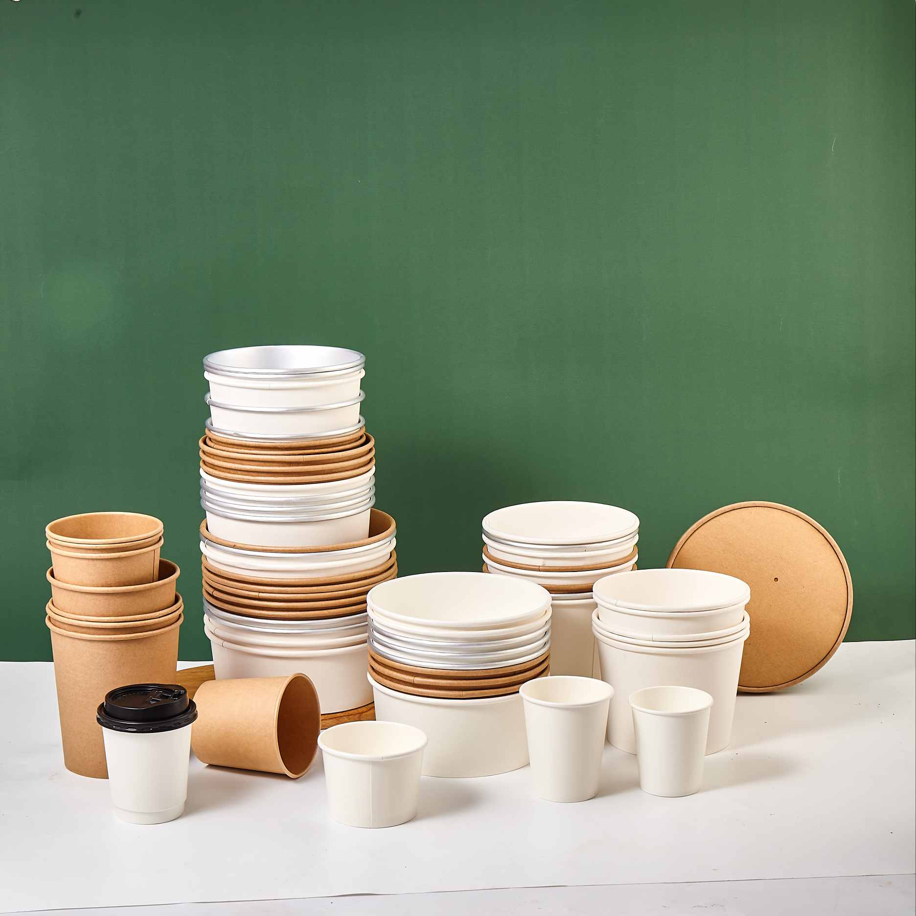 Envases de comida de vajilla desechables al por mayor de fábrica